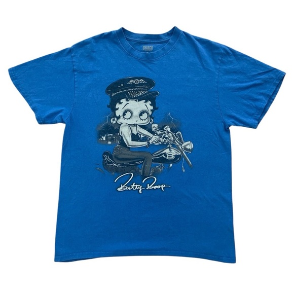 Betty Boop Biker Tee - Picture 1 of 7